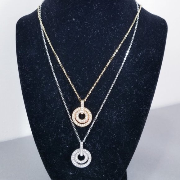 SILVER OR GOLD PENDANT NECKLACE - Picture 4 of 4